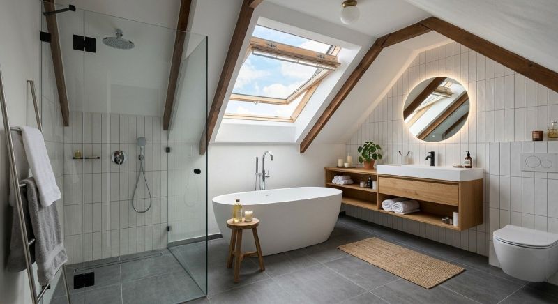 Attic Bathroom Remodeling in Washtenaw County, MI