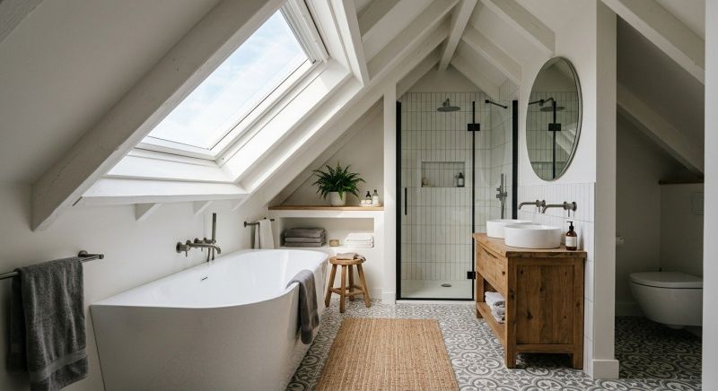 Attic Bathroom Remodeling in Washtenaw County, MI