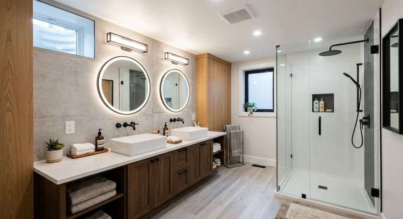 Basement Bathroom Remodeling in Washtenaw County, MI