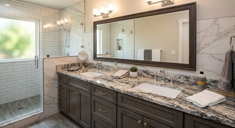 Granite Shower Installation in Washtenaw County, MI