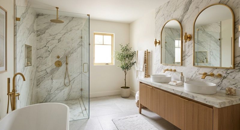 Luxury Bathroom Installation in Washtenaw County, MI